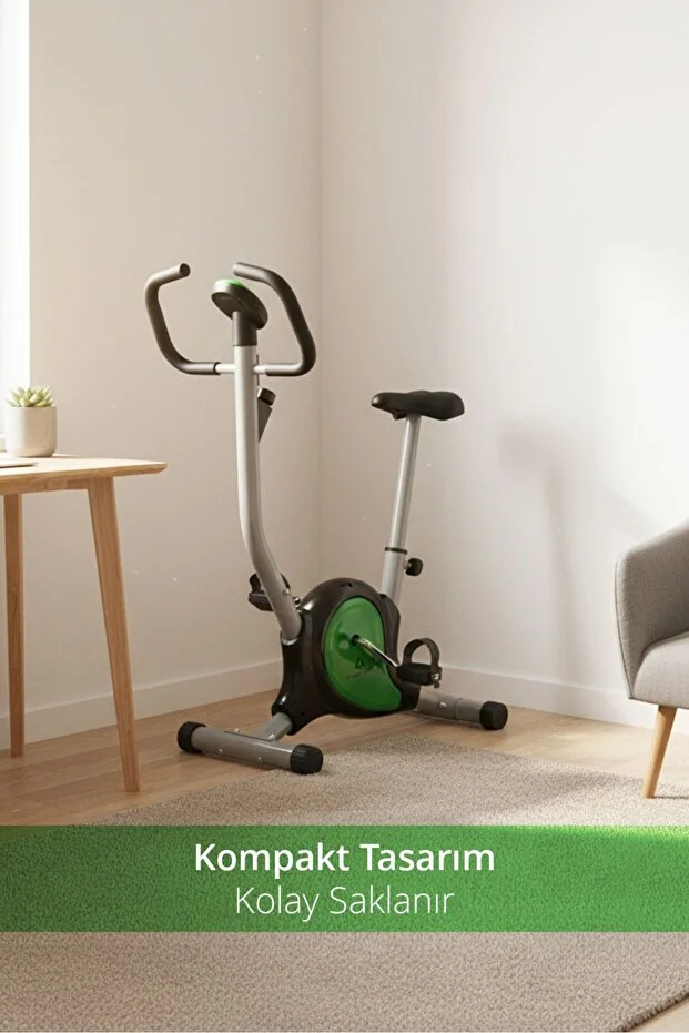 Triathlon T-222 Ev Tipi Kondisyon Bisikleti | LCD Ekran | Ayarlanabilir Sele | Direnç Ayarı | Kardiyo Fitness